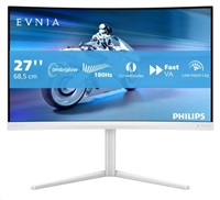 Philips MT 27" 27M2C5201L - 1920x1080,Fast VA,180Hz,2xHDMI,1xDP,zakřivený,bílá 27M2C5201L/00