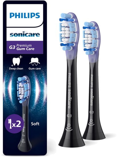 Philips Premium Gum Care 2pcs, black 8720689037006