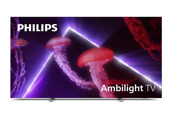 PHILIPS SMART OLED TV 77"/ 77OLED807/ 4K Ultra HD 3840x2160/ DVB-T2/S2/C/ H.265/HEVC/ 4xHDMI/ 3xUSB/ Wi-Fi/ 77OLED807/12