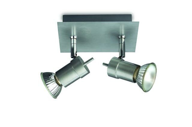 Philips Titan 55082/48/PN 2xGU10 hliník Stropne bodove svietidlo 8718696156018