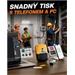 Phomemo Tiskárna štítků E50 Pro, oranžová + role štítků 230 ks (50x30 mm) 10400109011