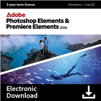Photoshop & Premiere Elements 2026 MP ML (+CZ) Commercial 1 User, 36 Months Term License 30012459CA01A12
