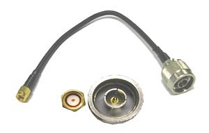 Pigtail 0,3 m, RSMA male (dírka)/ N (m) do 6GHz RSMA/N2-40