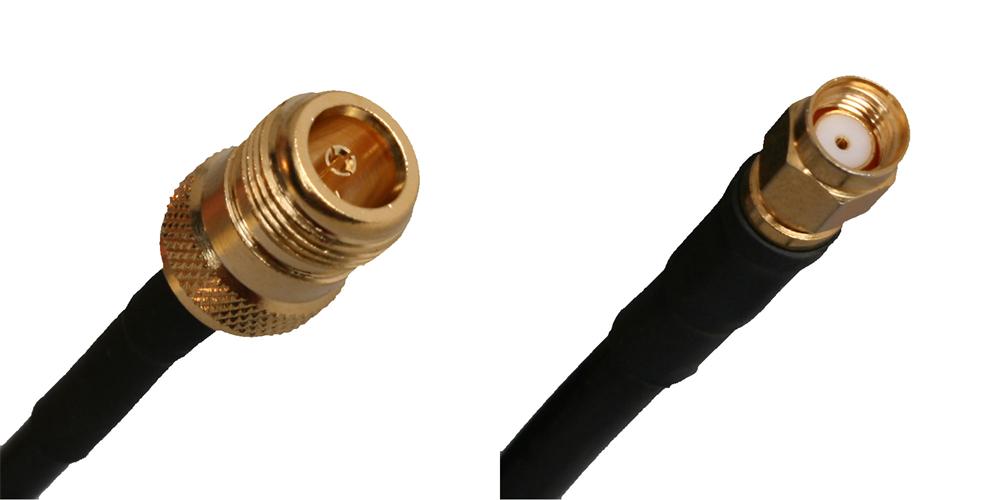 Pigtail 1m 5GHz RF240 RSMA male(dírka) - N Fem. 08-RM-NF-01