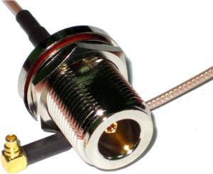 Pigtail N/F-MMCX/M, cca 22 cm WS-PIG-nF/mmcx