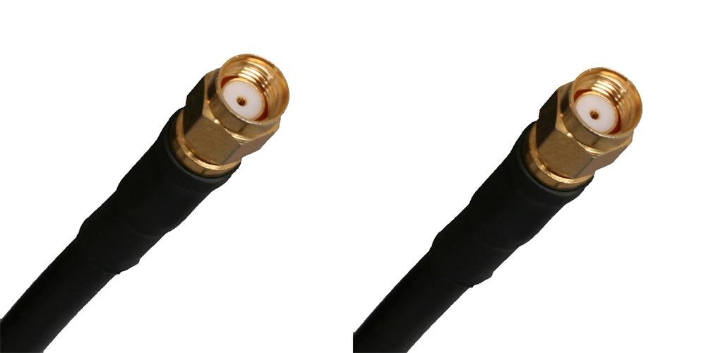 Pigtail RF240 5m - RSMA male / RSMA male (dírka) 08-RM-RM-05
