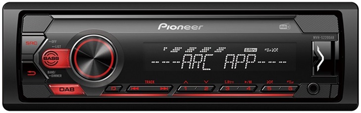 Pioneer MVH-S220DAB Autoradio 4988028434365