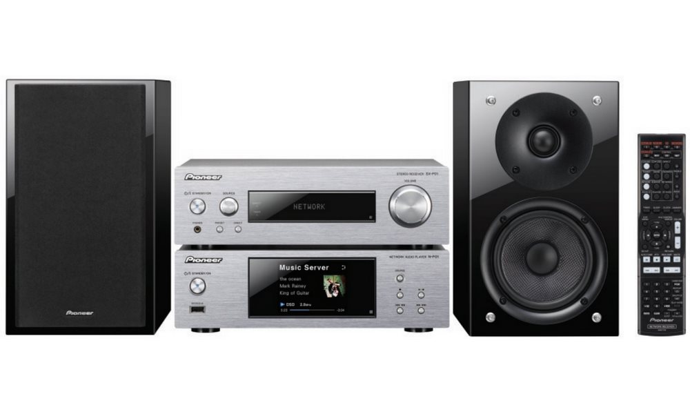 PIONEER P2-S Mikrosystém/ Stříbrný