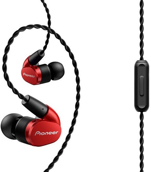 PIONEER SE-CH5T-R sluchátka / červená