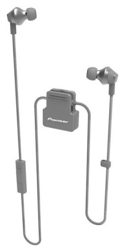 PIONEER SE-CL6BT-H sluchátka / BT/ šedá