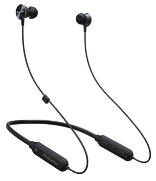 Pioneer špuntová sluchátka s Bluetooth, NFC černá SE-QL7BT-B