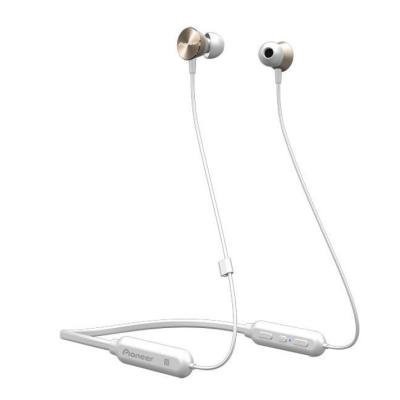 Pioneer špuntová sluchátka s Bluetooth, NFC zlatá SE-QL7BT-G