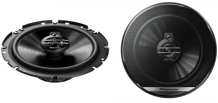 Pioneer TS-G1730F coaxial car speakers, 17 cm 3-pásmové koaxiální reproduktory do auta (300 W)