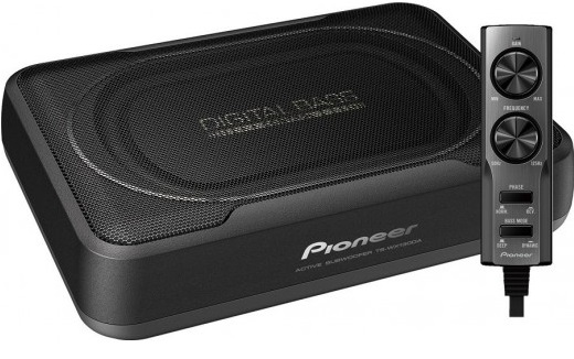 Pioneer TS-WX130EA Kompaktní, aktivní subwoofer do auta s vestavěným zesilovačem třídy D. (160W)