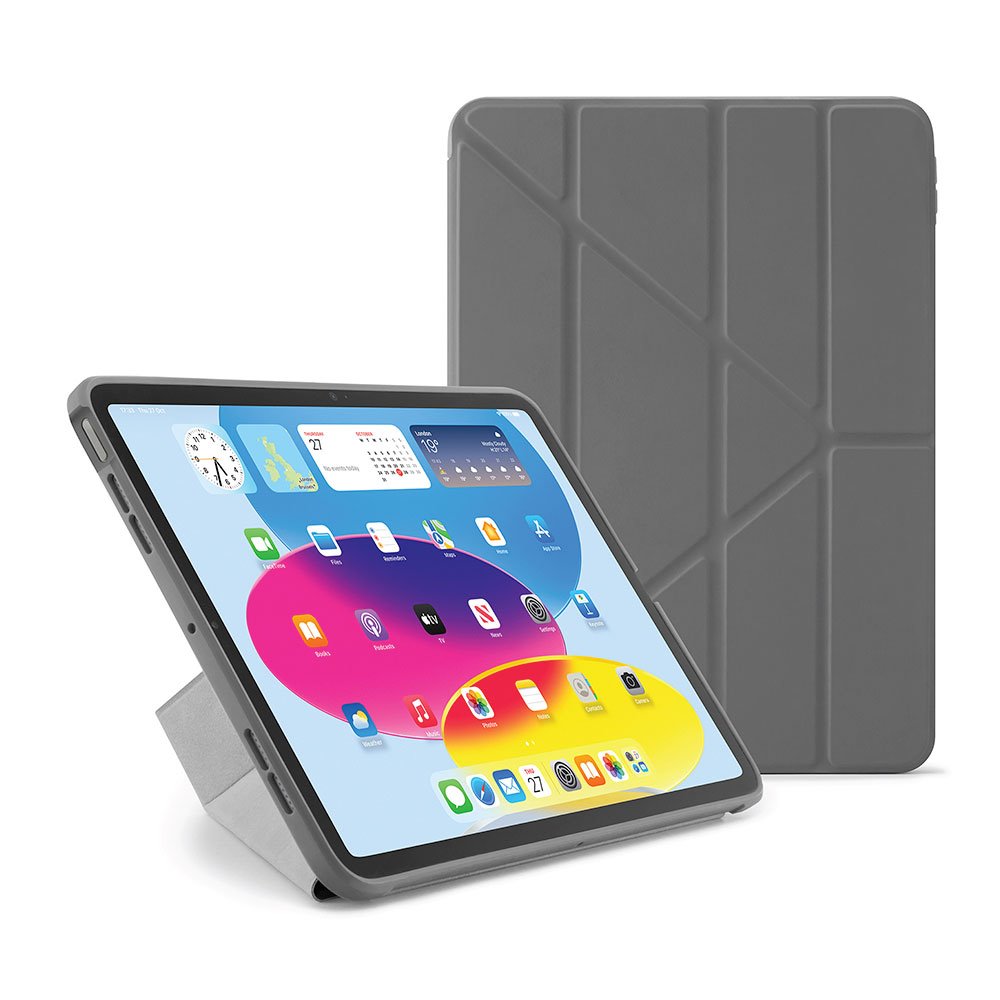 Pipetto puzdro Origami TPU Case pre iPad 10.9" 2022 10th Gen - Grey PIP052-50-V