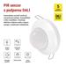 PIR senzor DALI (pohybové čidlo) IP54 biely 8592920157152