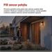 PIR senzor (pohybové čidlo) IP65 1200W, čierna 8592920157275