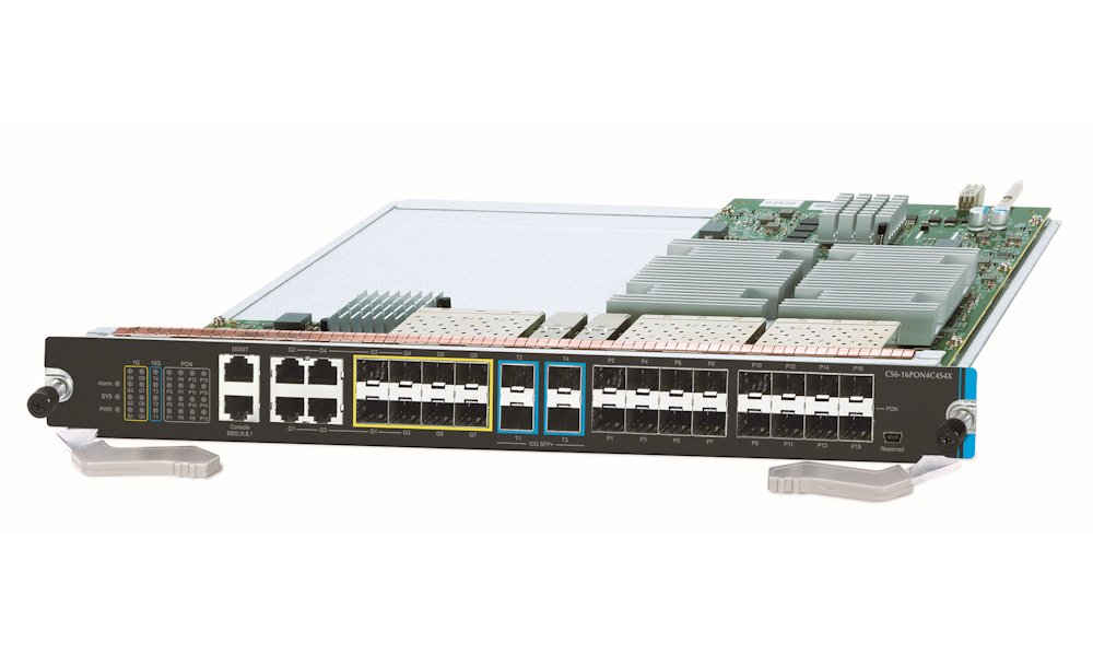Planet CS6-16PON4C4S4X modul, 16-port xPON, 4-port 1Gb TP/SFP, 4-port 1Gb SFP, 4-port 10Gb SFP+, pro CS-6303R a CS-6306