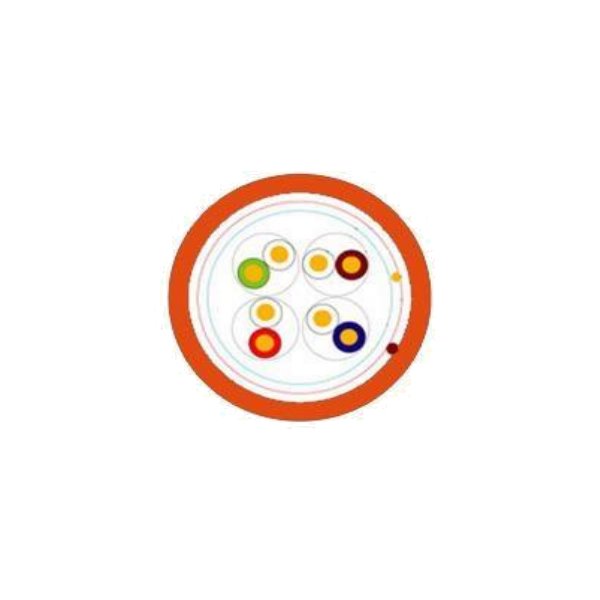 PLANET Elite kabel FTP, drát, Cat 5e, 4p, LS0H, oranžový, balení 305m, B2ca-s1,d1,a1 KAB-FTP5E-D-LSO-OR-B2ca