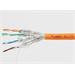 PLANET Elite kabel FTP, drát, Cat 7, 4pár, 600MHz, SFTP LS0H B2ca- stíněný každý pár, oranžový, D KAB-SFTP7-B2ca-LSOH-OR