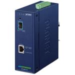 Planet IXT-900-1X1T průmyslový konvertor 1x 10G Base-T / SFP+ 10GBase-X, IP40, -40~75°C, dual power, SNMP