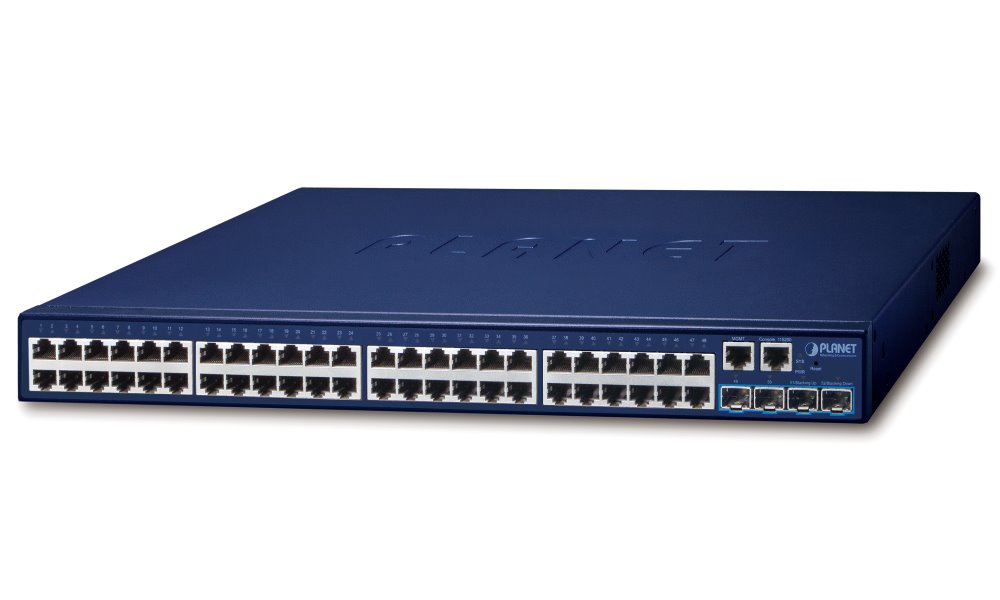 PLANET L2/L3 switch, 48x 1GE, 4x 10G SFP+, stohování SGS-5240-48T4X