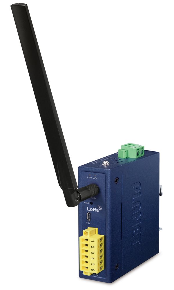 Planet LN1130 IoT LoRaWAN průmyslový kontroler, RS232/RS485, IP30, -40/+75C