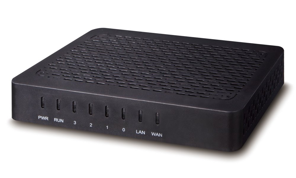 Planet VGW-420FS VoIP gateway, 4x FXS, SIP, CallerID, Fax, Hotline, firewall, SNMP, SSH/TLS, QoS