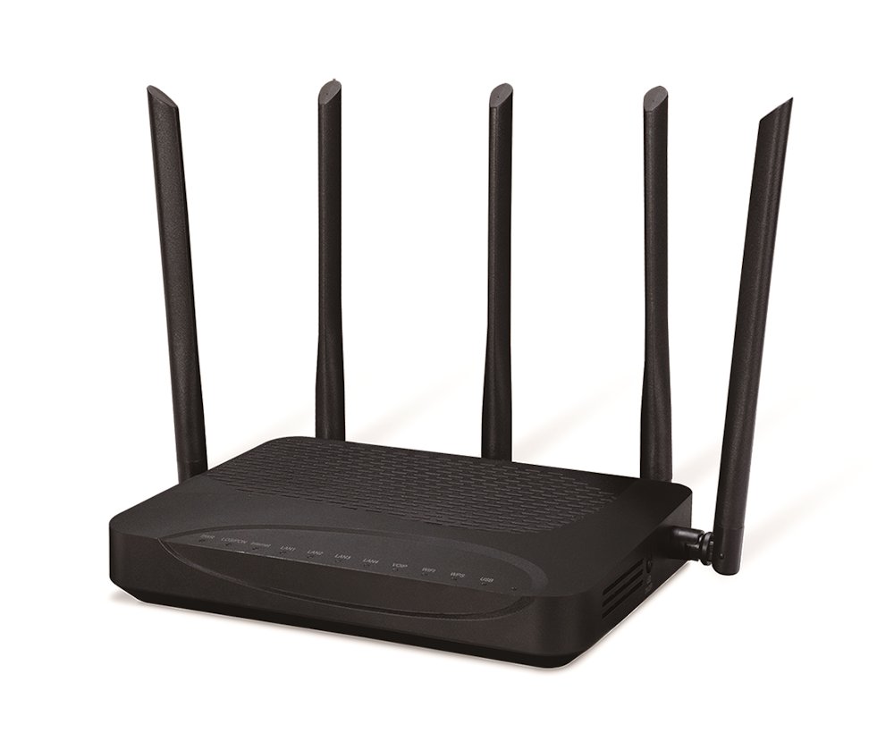 Planet XGPN-400AXV XG-PON HGU, 4x1Gb, 3000Mbps 802.11AX Wireless, 1x FXS, Wi-Fi 6, GUI Management