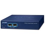 Planet XT-915A průmyslový konvertor, 2x 10G/1G Base-X SFP+, 0~50°C, DIN, SNMP