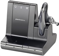 Plantronics SAVI W730/A, DECT bezdrôtová náhlavná súprava na jedno ucho s háčikom 83543-12