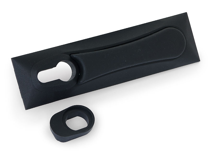 Plastová otočná klika s přípravou pro zámek RAX-MS-X36-X1