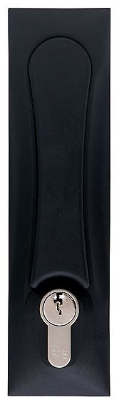 Plastová otočná klika TRITON s polocylindrickou vložkou - 4x jedinečný klíč RAX-MS-X68-X1