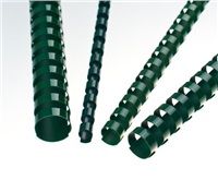 Plastové hřbety 12,5 zelené lamre21dr12v