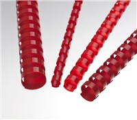 Plastové hřbety 16 červené lamre21dr16r