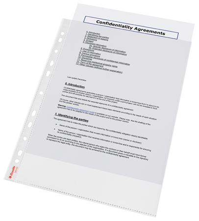 Plastové kapsy Esselte Standard A4, GC, 55 mic, box 100 ks 56066