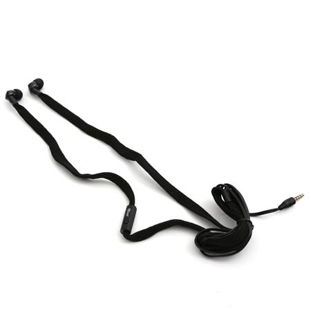 Platinet FREESTYLE SHOELACE sluchátka s mikrofonem, černá FH2112B