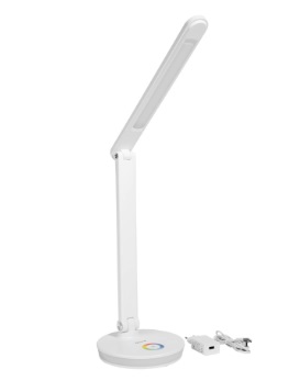 PLATINET stolní lampa RGB 12W WITH CHARGING PORT WHITE PDL400RGBW