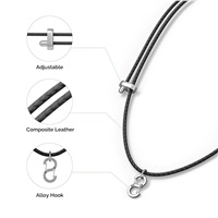 PLAUD Note Pin Lanyard Black - Řemínek na krk, černý 1895164