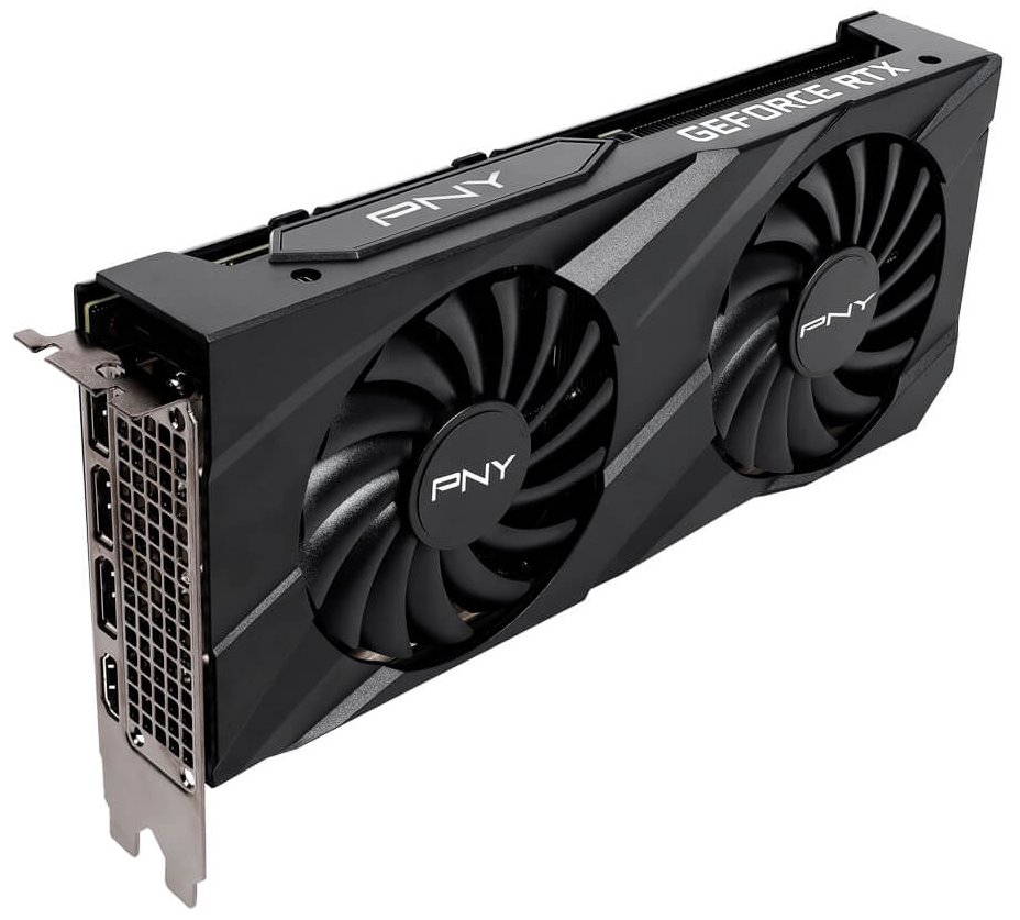 PNY GeForce RTX 3060 12GB VERTO Dual Fan / 12GB GDDR6 / PCI-E / 3x DP / HDMI VCG306012DFBPB1