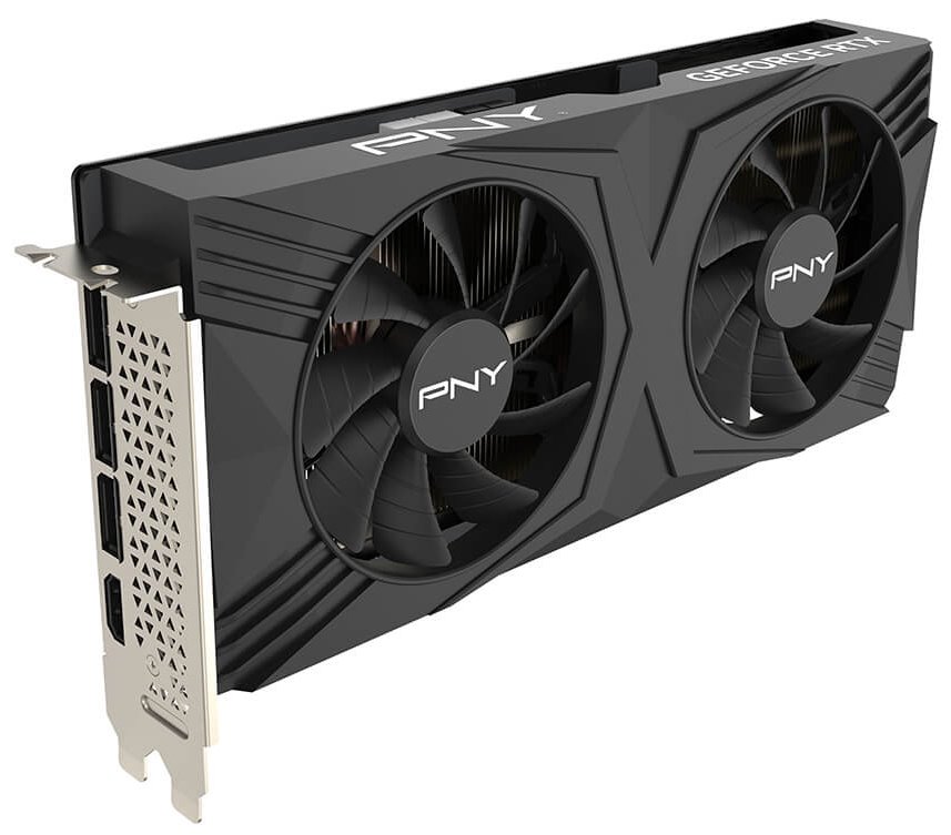 PNY GeForce RTX 4070 SUPER 12GB VERTO Dual Fan OC / 12GB GDDR6X / PCI-E / 3x DP / 1x HDMI VCG4070S12DFXPB1-O