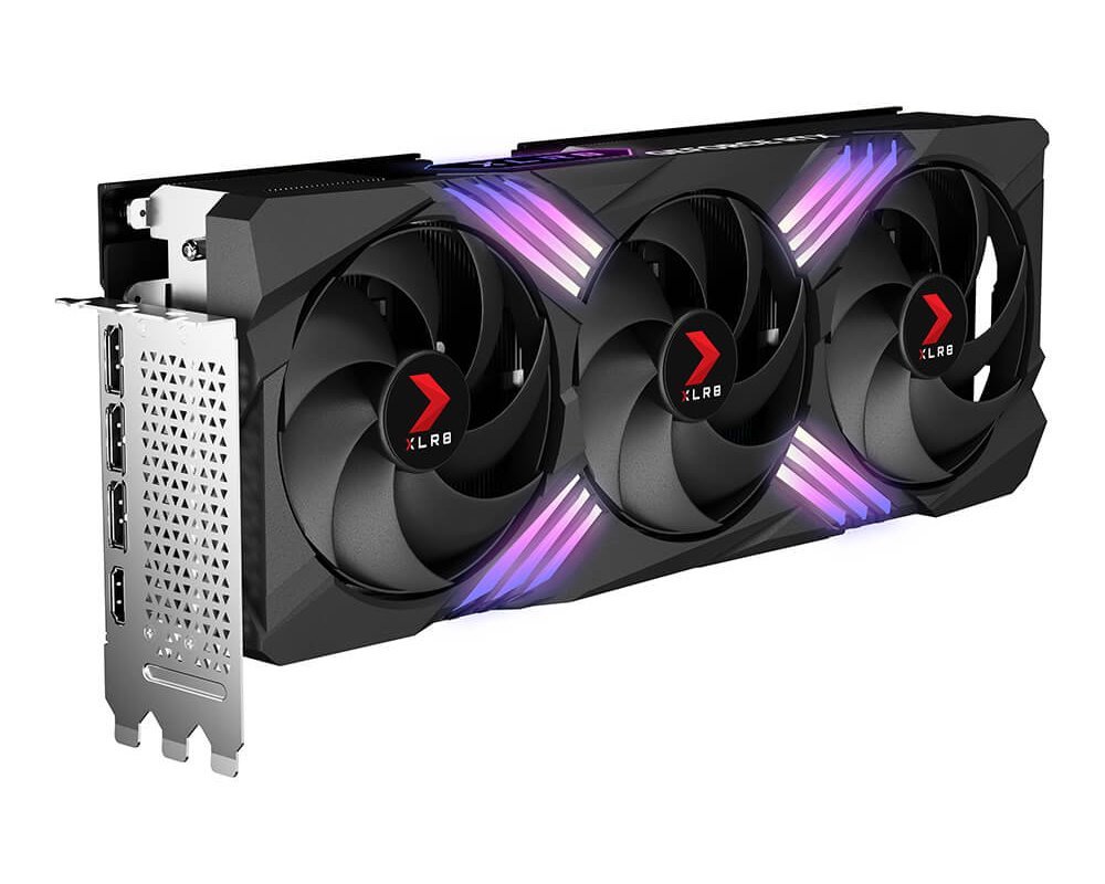 PNY GeForce RTX 4070 Ti SUPER 16GB XLR8 Gaming VERTO Triple Fan OC / 16GB GDDR6X / PCI-E / 3x DP / VCG4070TS16TFXXPB1-O