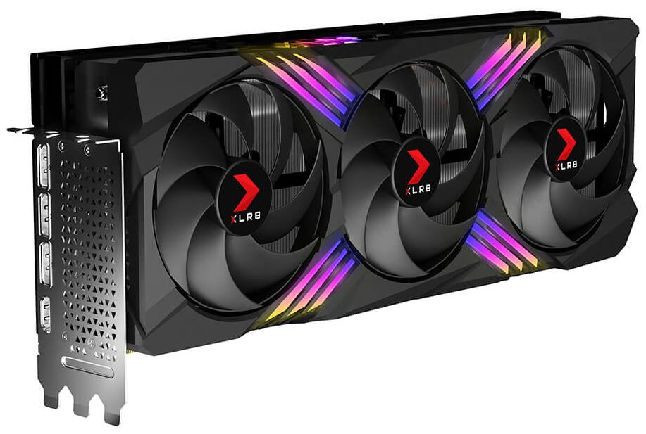 PNY GeForce RTX 4090 24GB XLR8 Gaming VERTO EPIC-X RGB Triple Fan / 24GB GDDR6X / PCI-E / 3x DP / HDMI VCG409024TFXXPB1