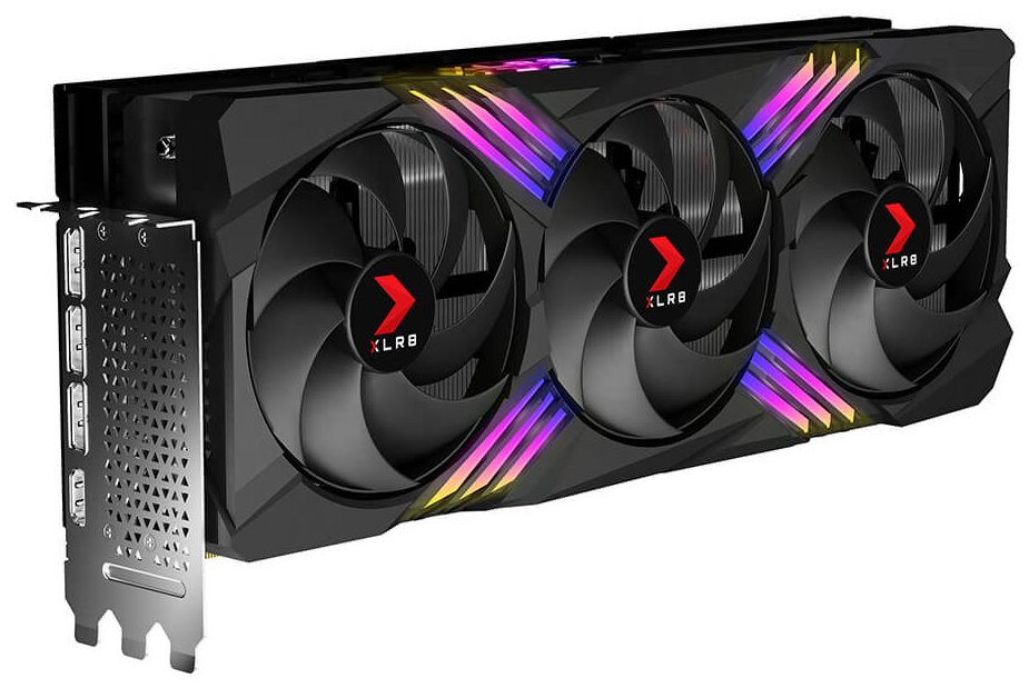 PNY GeForce RTX 4090 24GB XLR8 Gaming VERTO EPIC-X RGB Triple Fan OC / 24GB GDDR6X / PCI-E / 3x DP / VCG409024TFXXPB1-O