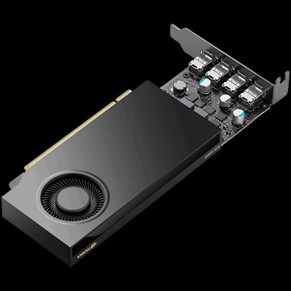 PNY NVIDIA A1000 8GB LowProfile OEM Version PCI-Express 4.0 x16, LP 8 GB GDDR6 128-bit 4x Mini DP 1.4 1x VCNRTXA1000-SB
