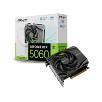 PNY VGA NVIDIA GeForce RTX 5060 8GB, RTX 5060, 8GB GDDR7, 3xDP, 1xHDMI VCG50608SFXPB1