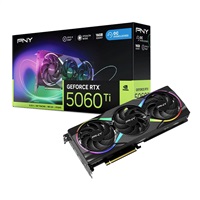 PNY VGA Nvidia GeForce RTX 5060 Ti 16GB ARGB OC, RTX 5060 Ti, 16GB GDDR7, 3xDP, 1xHDMI VCG5060T16TFXXPB1-O
