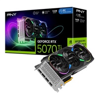 PNY VGA Nvidia GeForce RTX 5070 Ti 16GB ARGB OC Triple Fan, RTX 5070 Ti OC, 16GB GDDR7, 3x DP, 1x HD VCG5070T16TFXXPB1-O