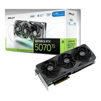 PNY VGA NVIDIA GeForce RTX 5070 Ti Triple Fan Plus 16GB OC, RTX 5070 Ti OC, 16GB GDDR7, 3xDP, 1xHDMI VCG5071T16TFXPB1-O