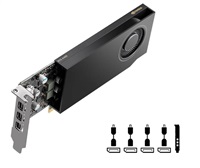 PNY VGA NVIDIA RTX A400 4G, 4G GDDR6, 4xmDP VCNRTXA400-PB
